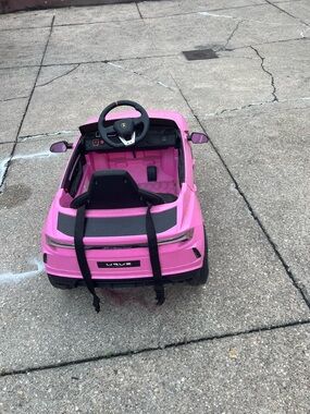 Lamborghini Pink Kids Ride-On Electric Car
